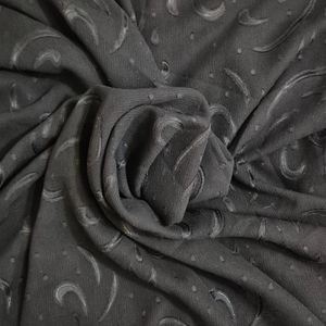 قواره پارچه کریشه طرح دار مشکی