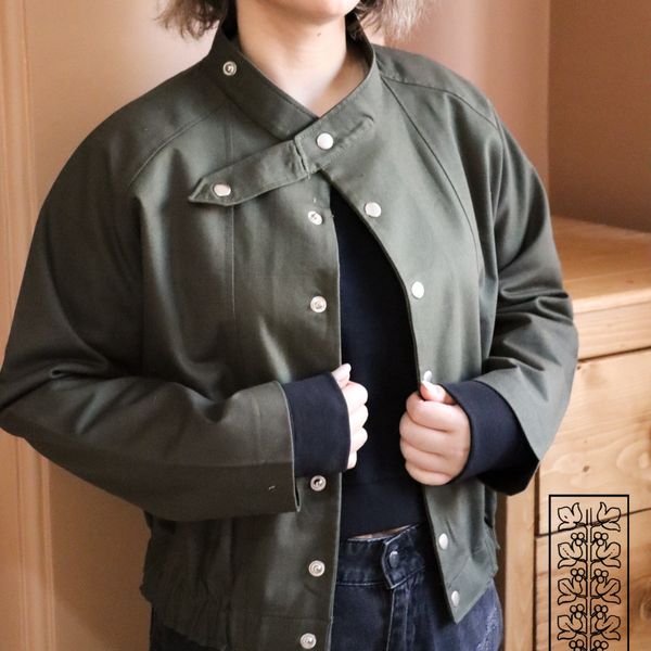 بامبرجکت زنانه کوتاه