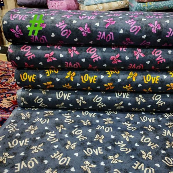 پارچه آشپزخانه مدل پتینه لاو عرض 2 متر کد S