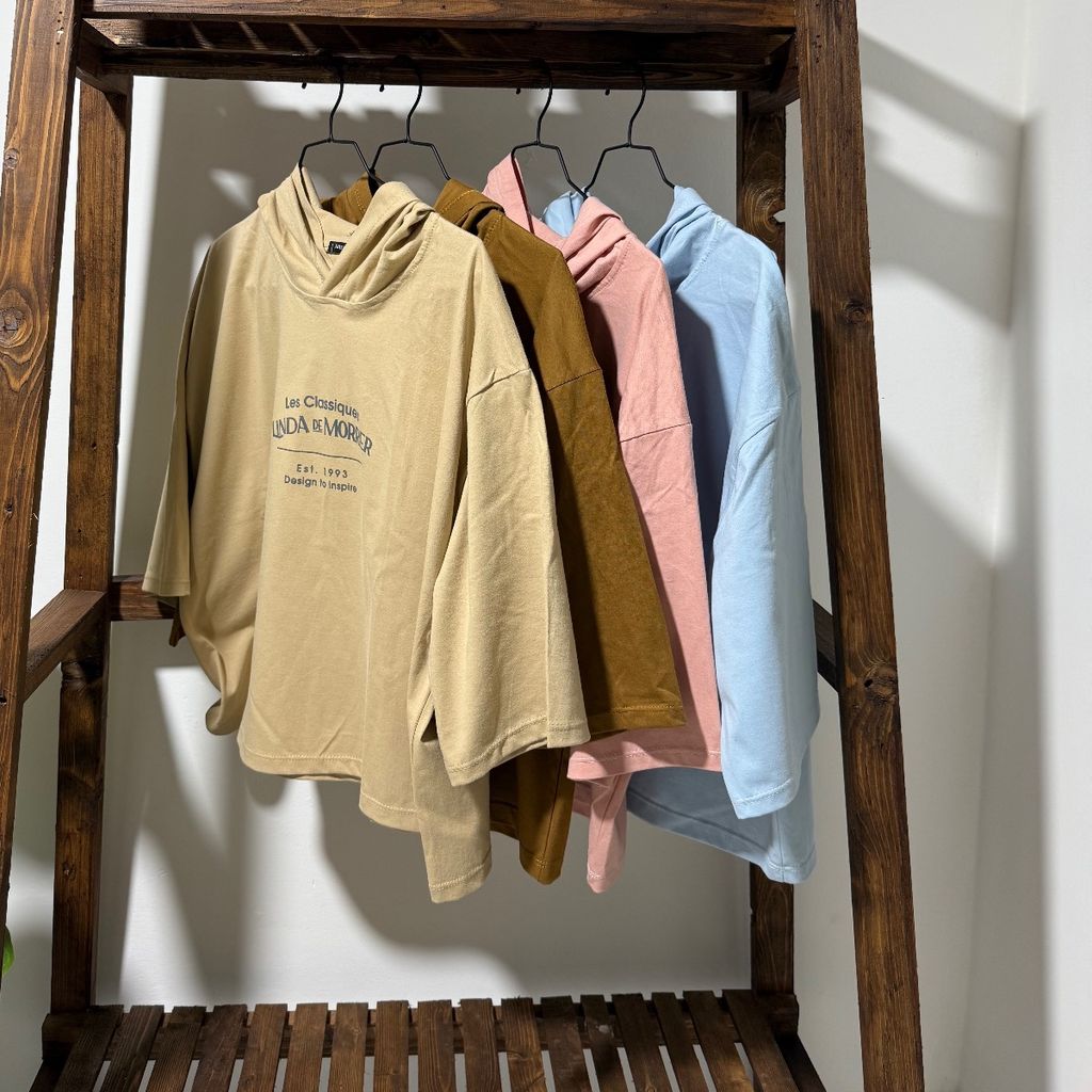 خرید اینترنتی تیشرت باکسی کلاهدار