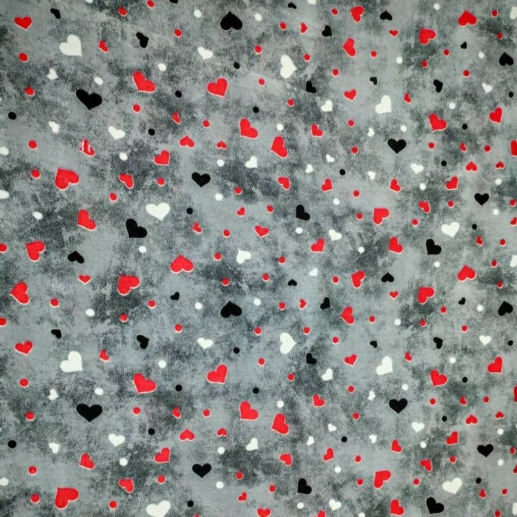 خرید انلاین پارچه آشپزخانه طرح سه قلب عرض 2 متر کد R