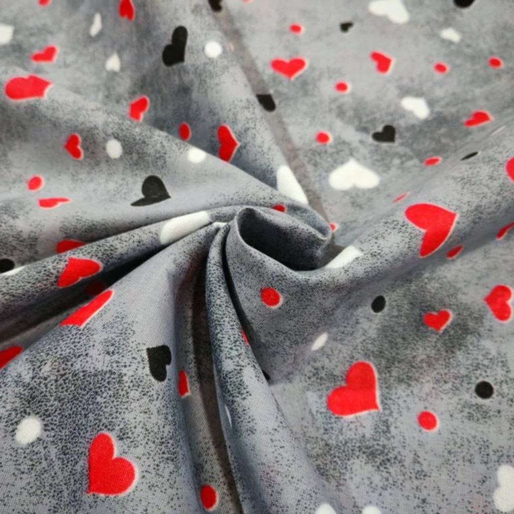 فروش اینترنتی پارچه آشپزخانه طرح سه قلب عرض 2 متر کد R