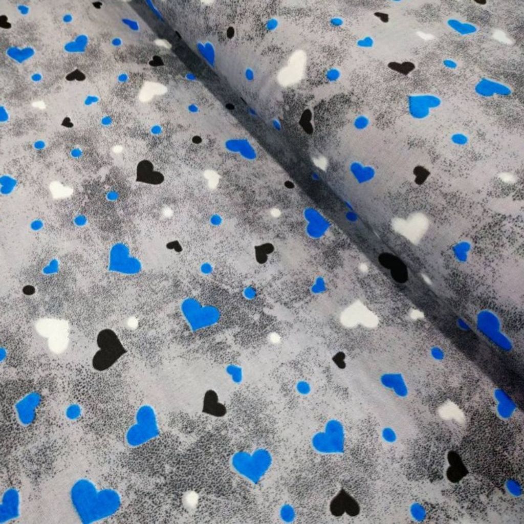 قیمت ارزان پارچه آشپزخانه طرح سه قلب عرض 2 متر BL