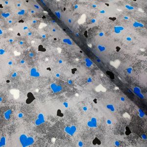 قیمت ارزان پارچه آشپزخانه طرح سه قلب عرض 2 متر BL