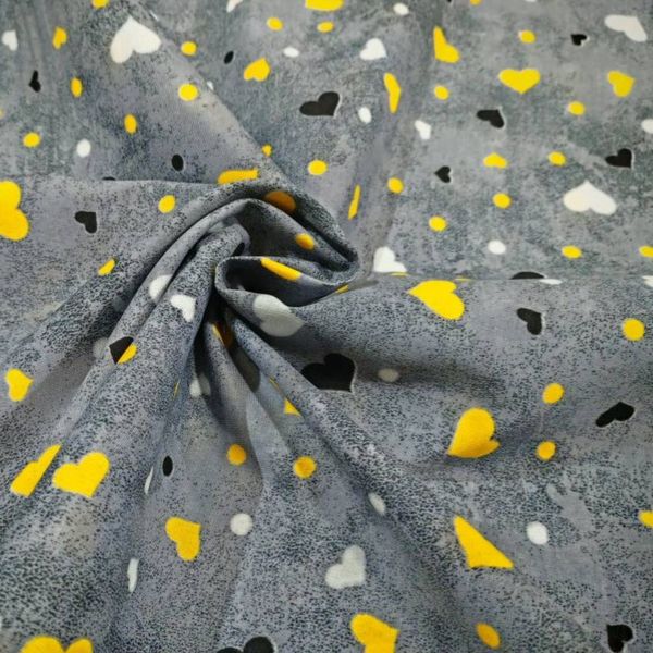 پارچه آشپزخانه طرح سه قلب عرض 2 متر کد Y