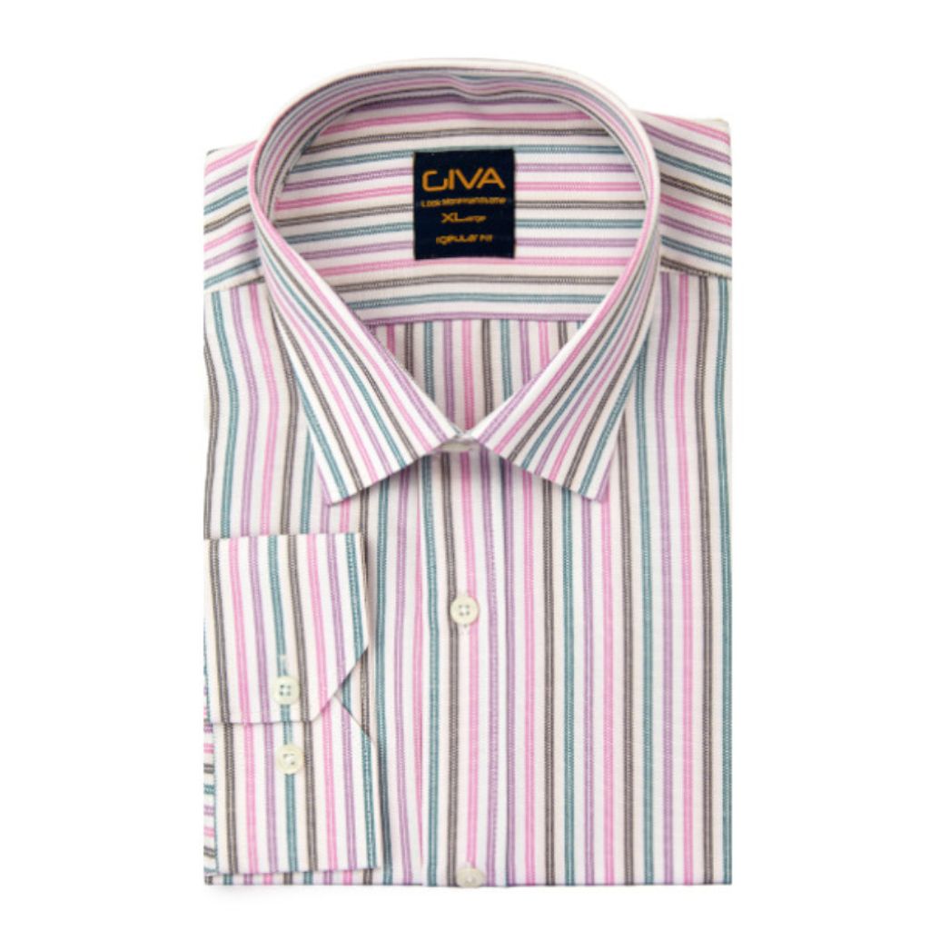 مشخصات پیراهن مردانه آستین بلند دیپلمات رنگی آرکو کد 5256