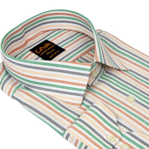 پیراهن مردانه آستین بلند دیپلمات رنگی آرکو کد 5257