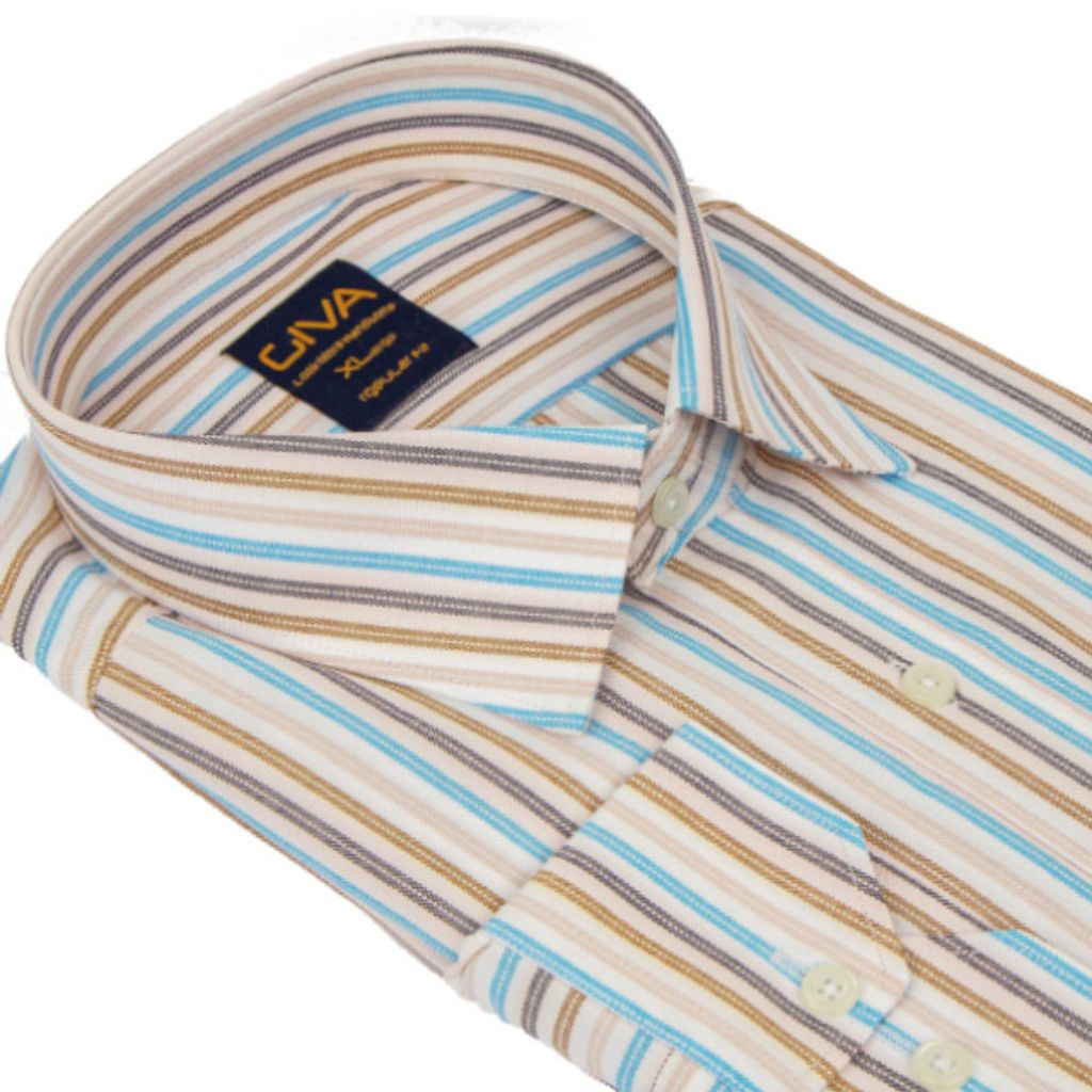 قیمت ارزان پیراهن مردانه آستین بلند دیپلمات رنگی آرکو کد 5258