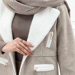 خرید اینترنتی پالتو یقه خز پارسی