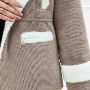 قیمت ارزان پالتو یقه خز پارسی