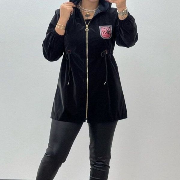 کاپشن زنانه استیکری