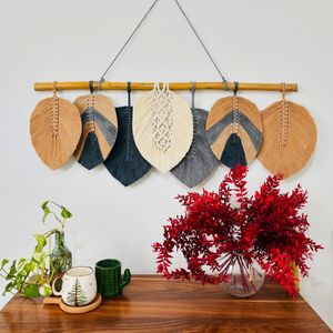 دیوارکوب برگ بافی دکوراتیو طرح نهال