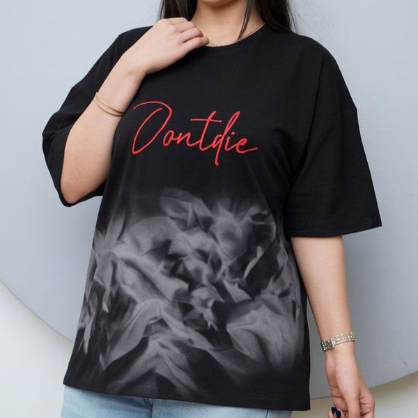 تیشرت #پنبه_سوپر باکسی  قواره دار