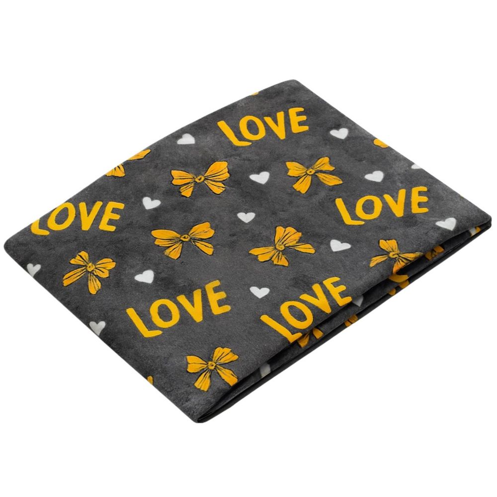 خرید آنلاین ملحفه روانداز یک نفره مدلLove سایز 140×200سانتیمتر