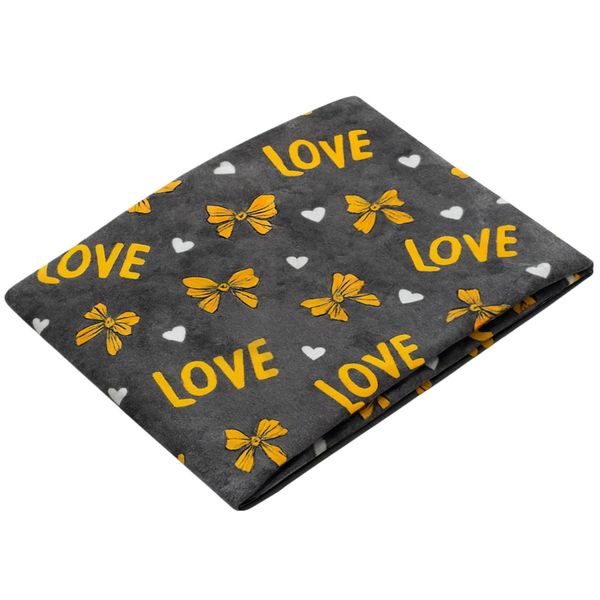 ملحفه روانداز یک نفره مدلLove سایز 140×200سانتیمتر
