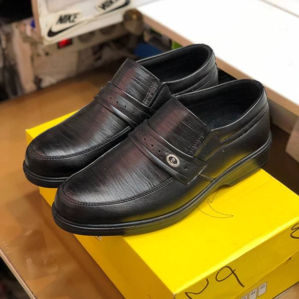 کفش مجلسی چرم مردانه مدل هیراد مشکی