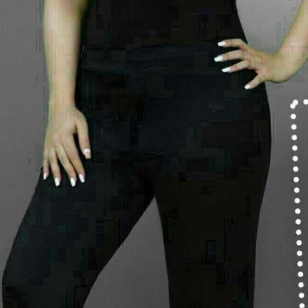 مشخصات شلوار اسپان مشکی قد 105