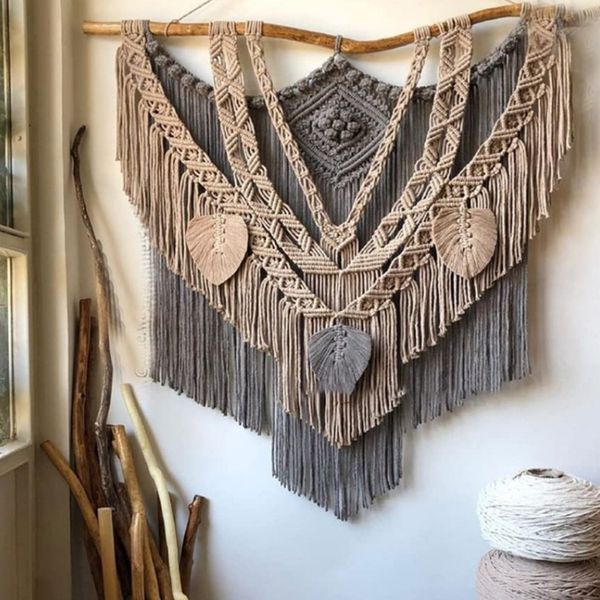 آویز مکرومه دکوری طرح مهناز