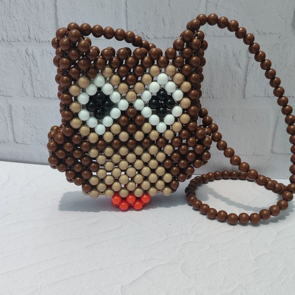 خرید اینترنتی کیف  دست‌ساز مرواریدی