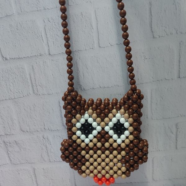 کیف  دست‌ساز مرواریدی