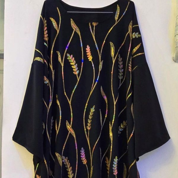 عبا گل گندمی جلو بسته نورا