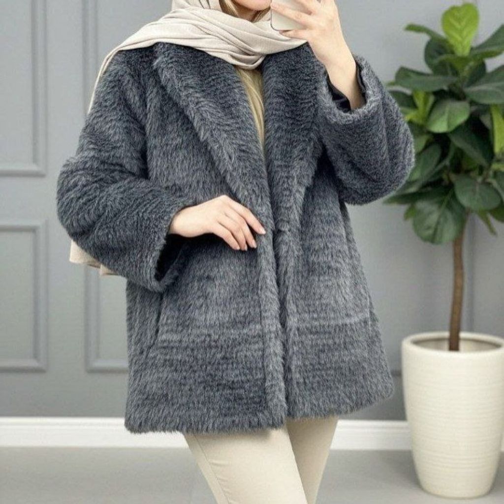 قیمت ارزان کت خز وارداتی نورا