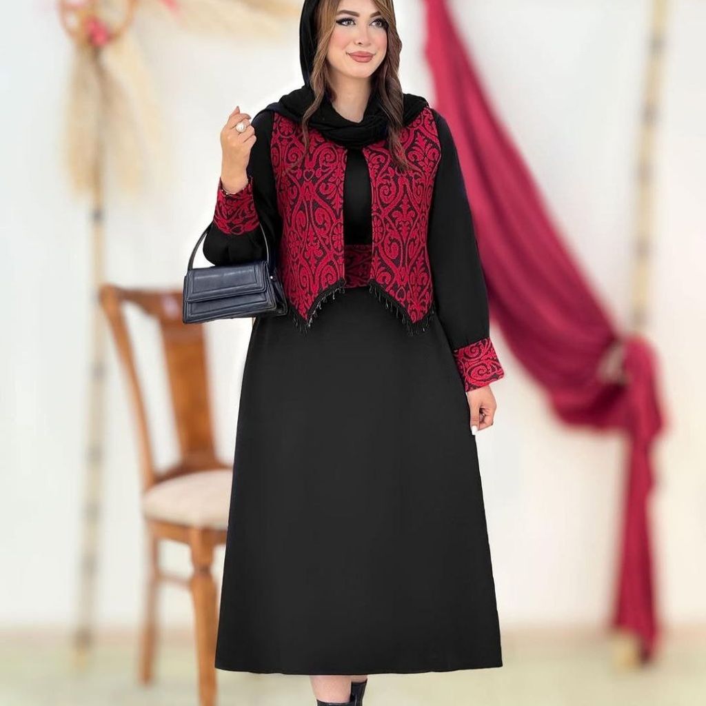 خرید اینترنتی جلیقه سارافون ست یلدایی ندا