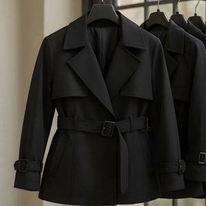 فروش اینترنتی کت بارانی کتان زنانه کوتاه انجلا