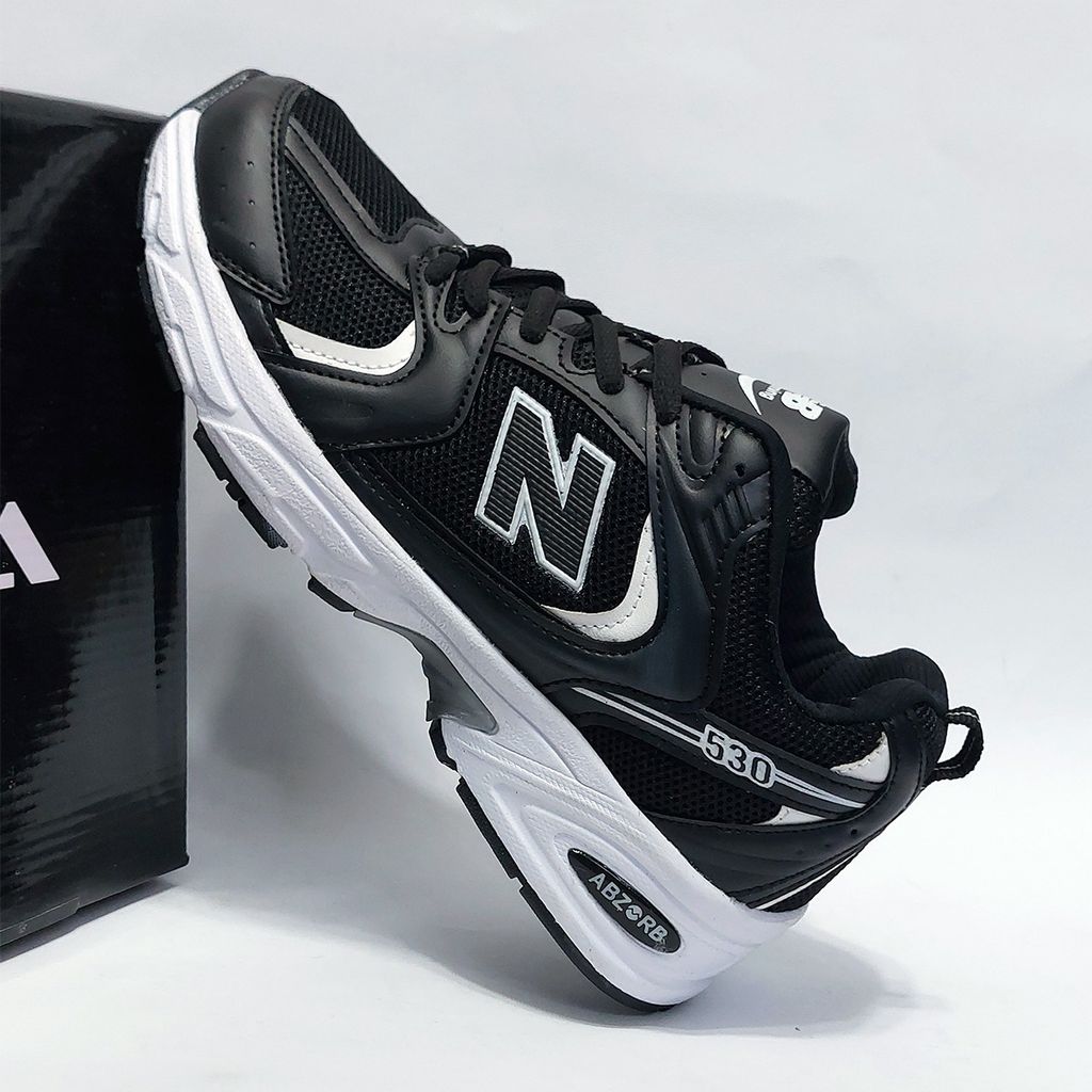 خرید انلاین کتونی پرطرفدار نیوبالانس 530 مشکی سفید New balance