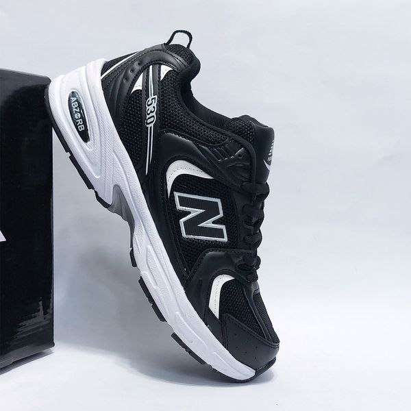 کتونی پرطرفدار نیوبالانس 530 مشکی سفید New balance