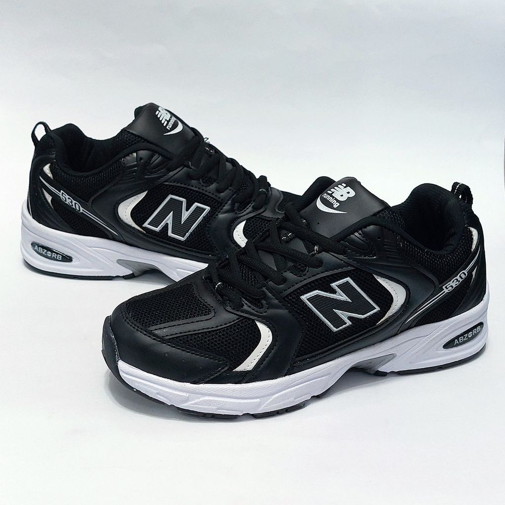 خرید اینترنتی کتونی پرطرفدار نیوبالانس 530 مشکی سفید New balance