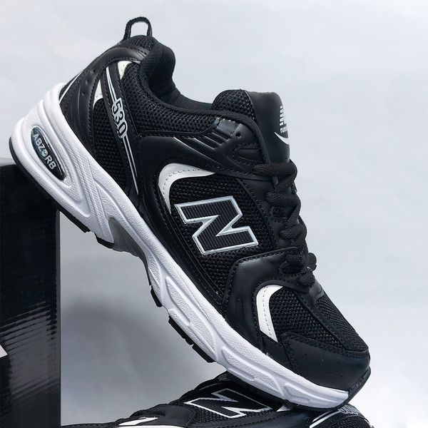 کتونی پرطرفدار نیوبالانس 530 مشکی سفید New balance