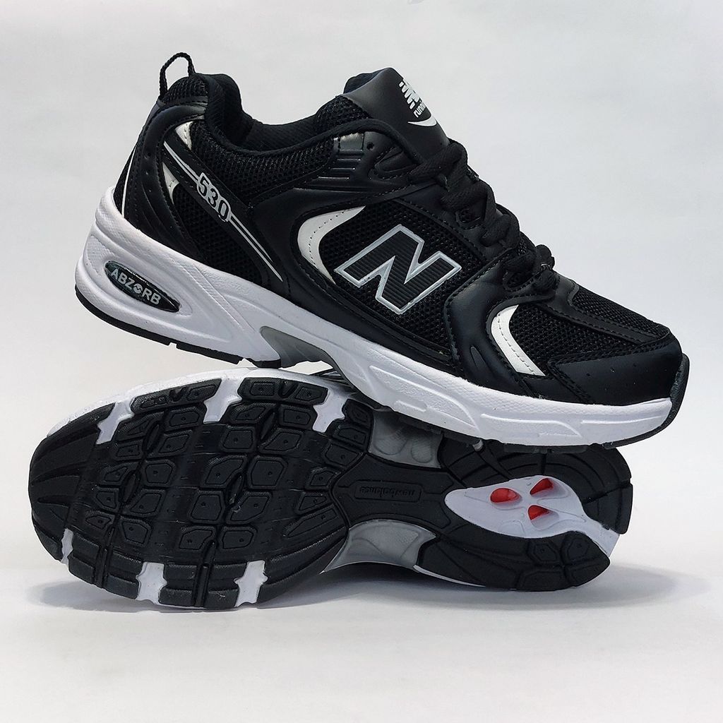 فروش اینترنتی کتونی پرطرفدار نیوبالانس 530 مشکی سفید New balance