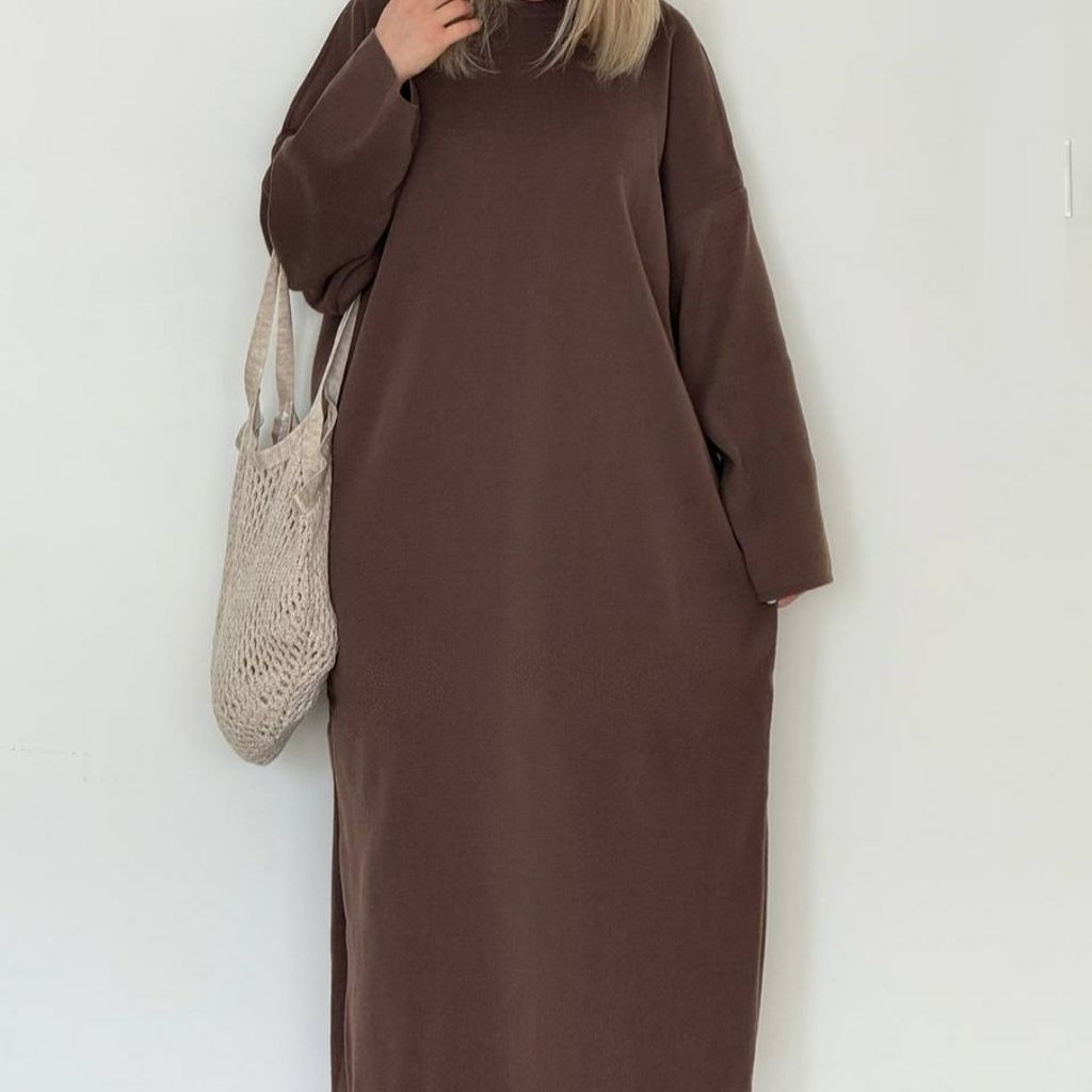 خرید آنلاین کفتان بافت زنانه فری سایز تا 52