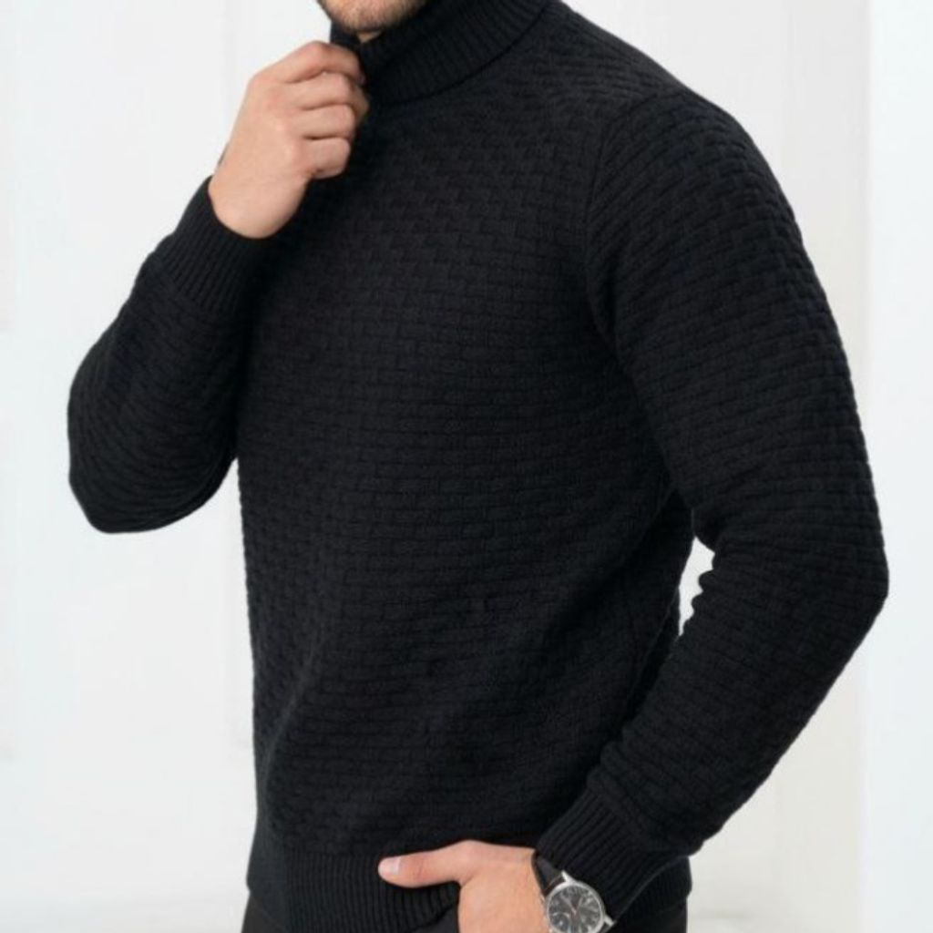 خرید انلاین بافت مردانه طرح حصیری