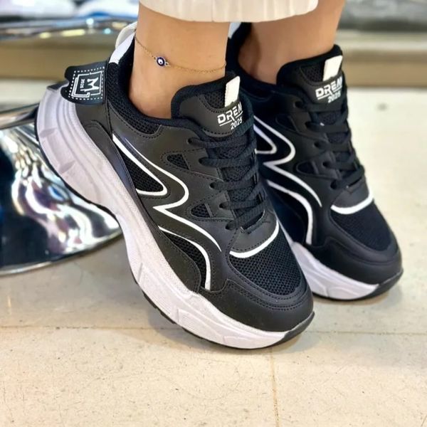 کفش اسپرت زیره پیو سبک برند صدف گلد مدل موجی