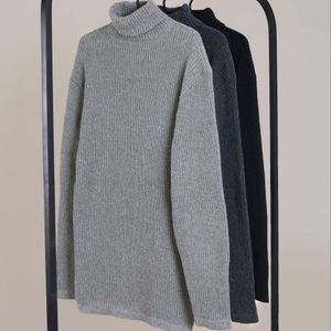 قیمت ارزان بافت مردانه طرح یقه اسکی درشت بافت