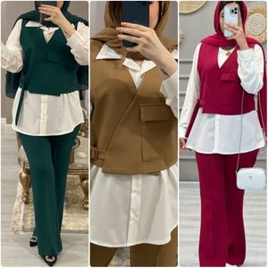 سه تیکه جلیقه شلوار و شومیز