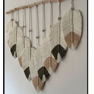 دیوارکوب برگ مکزومه بافی دو رنگ