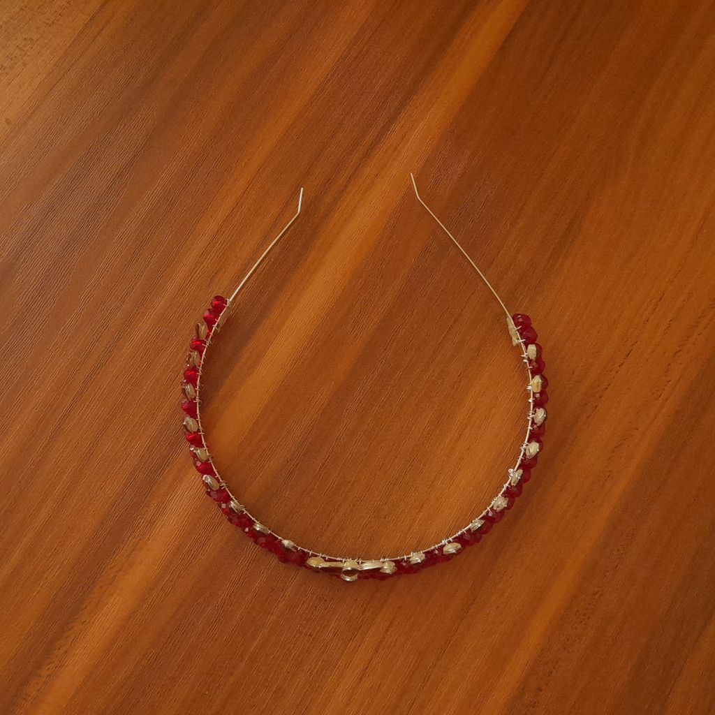 خرید انلاین تاج مدل نیم تاج یلدایی اناری