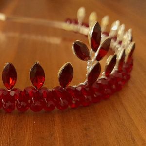 فروش اینترنتی تاج مدل نیم تاج یلدایی اناری