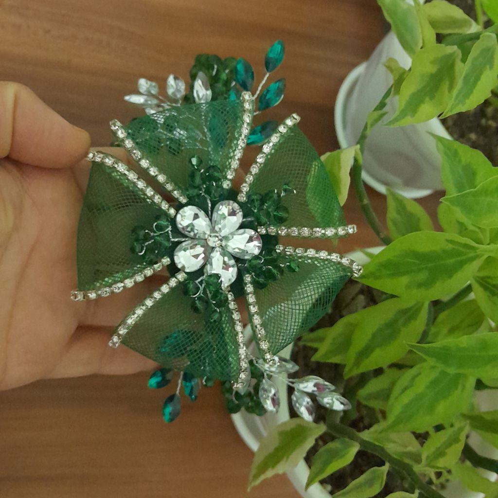 خرید اینترنتی تل تاج مدل گل پنج پر