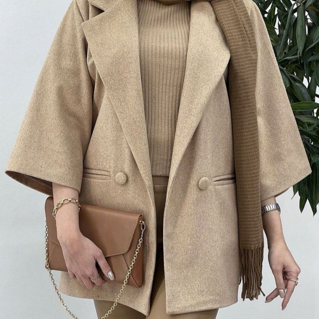 خرید انلاین پالتو توییت مدل جواهر