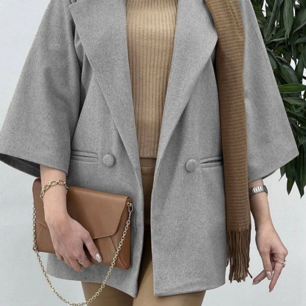 فروش اینترنتی پالتو توییت مدل جواهر