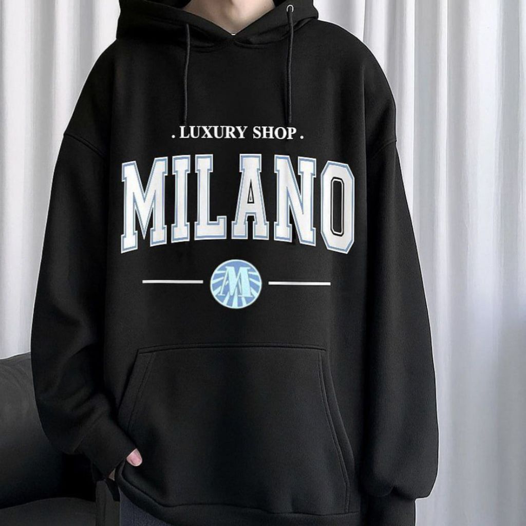 خرید اینترنتی هودی زنانه و مردانه طرح میلانو
