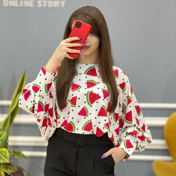 شومیز زنانه و دخترانه طرح یلدا