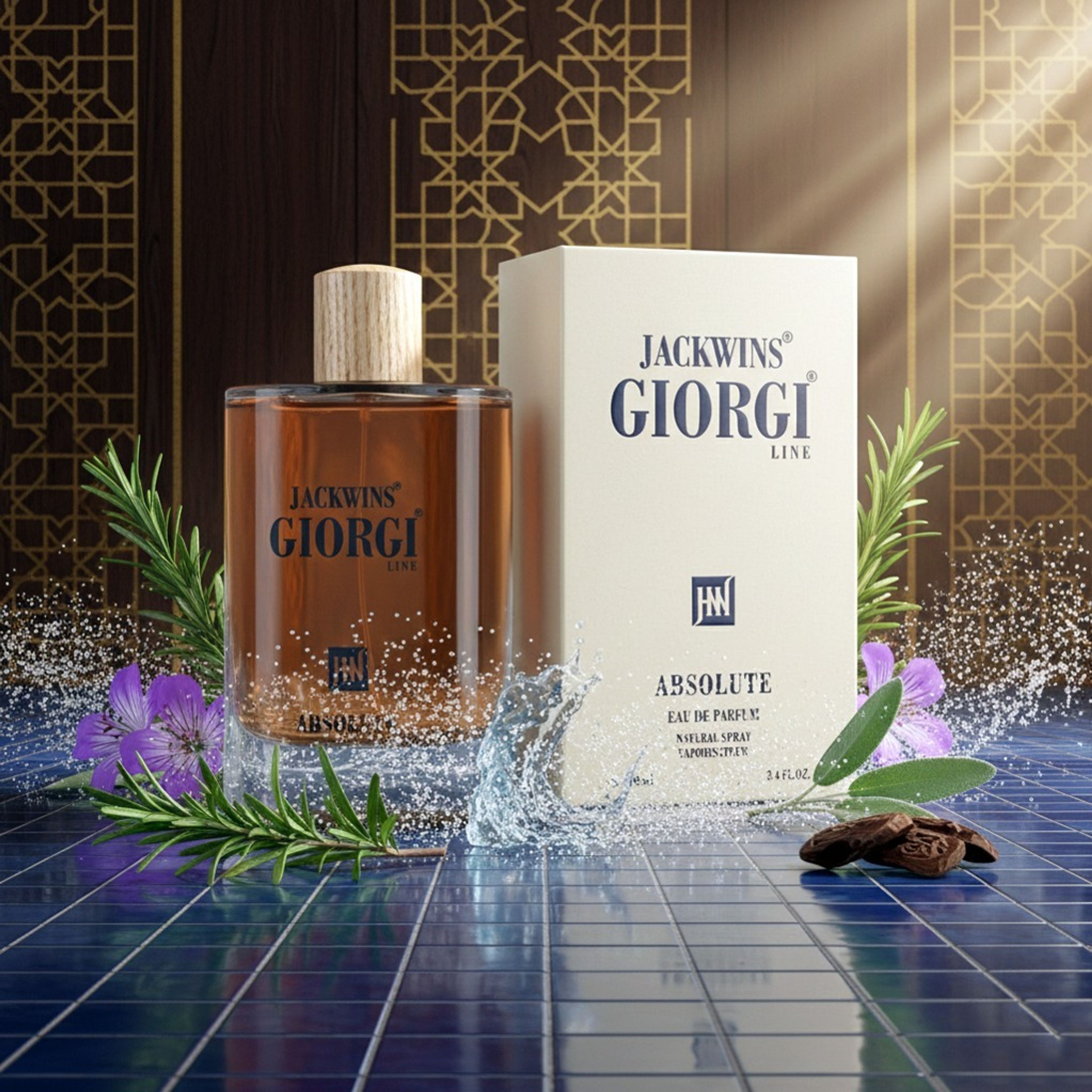 قیمت ارزان عطر اصل امارات 2025 مردانه آکوا دی جیو ابسولو جانوین جکوینز  - 100 میل