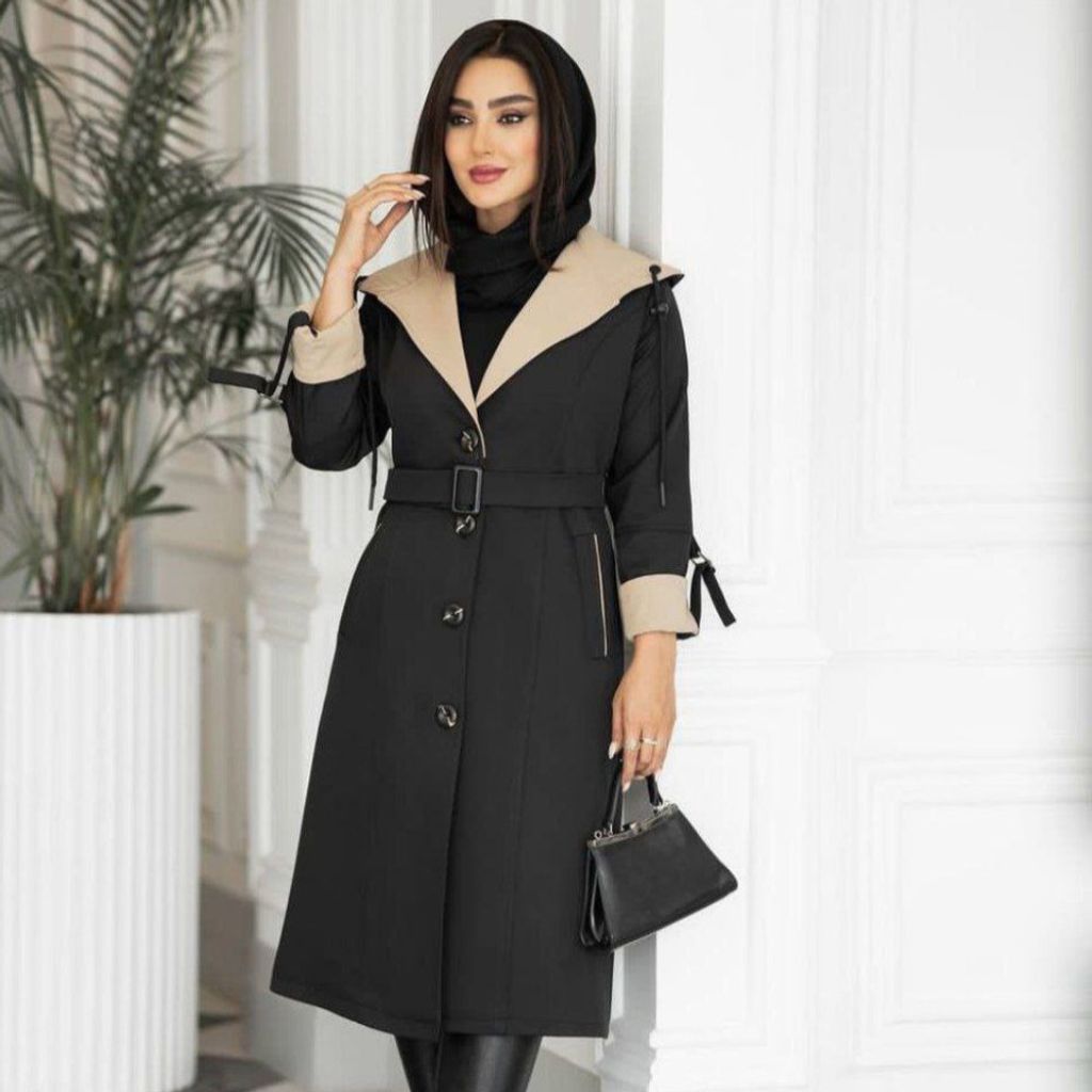 مشخصات بارانی زنانه طرح ترانه