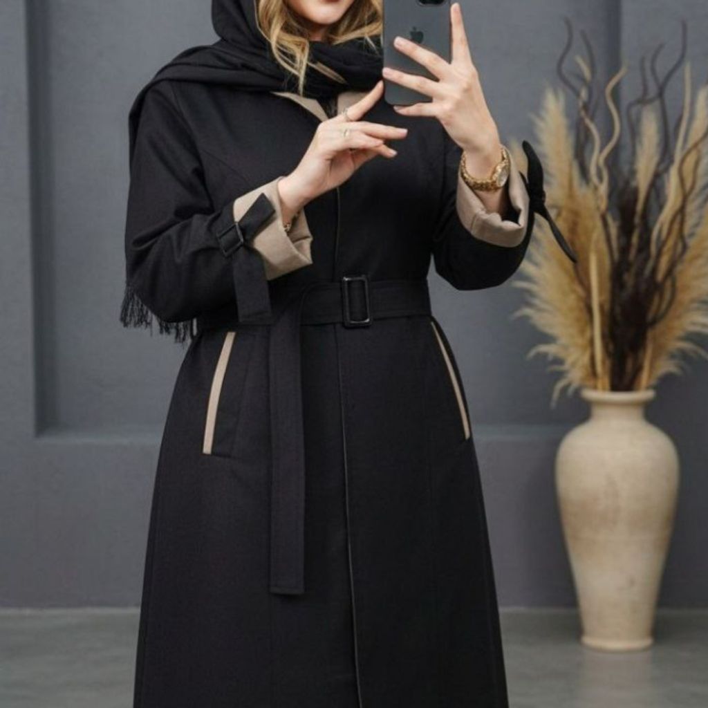 خرید آنلاین بارانی زنانه طرح ترانه