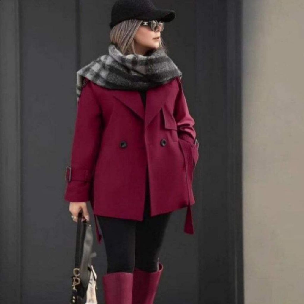 مشخصات پالتو فوتر کوبیده پشمی